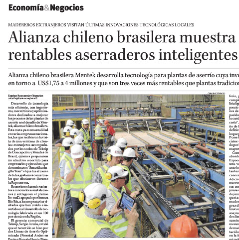 Tour SmartSawing en Diario Concepción